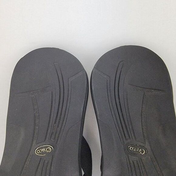 Chaco Mens Size 8 Black Thong Flip Flop Waterproof Sport Sandals - Picture 9 of 9